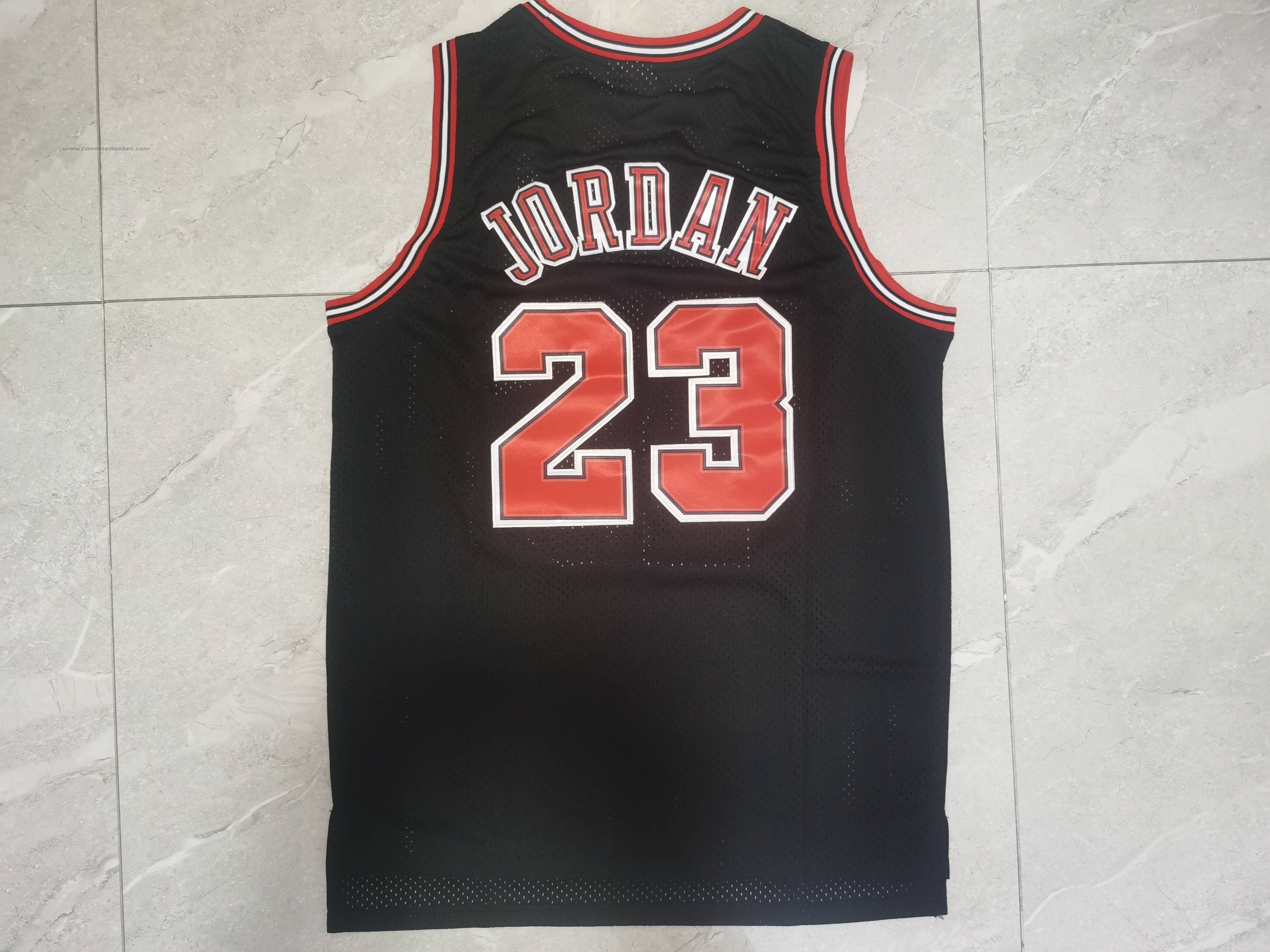 Maglia Chicago Bulls Michael Jordan No 23 Reload Mitchell & Ness 1997-98 Nero